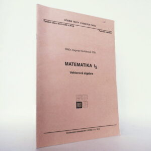 Matematika I5: Vektorová algebra