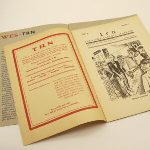 TRN: Satirický časopis studentů, 1924, roč. 1, č. 1